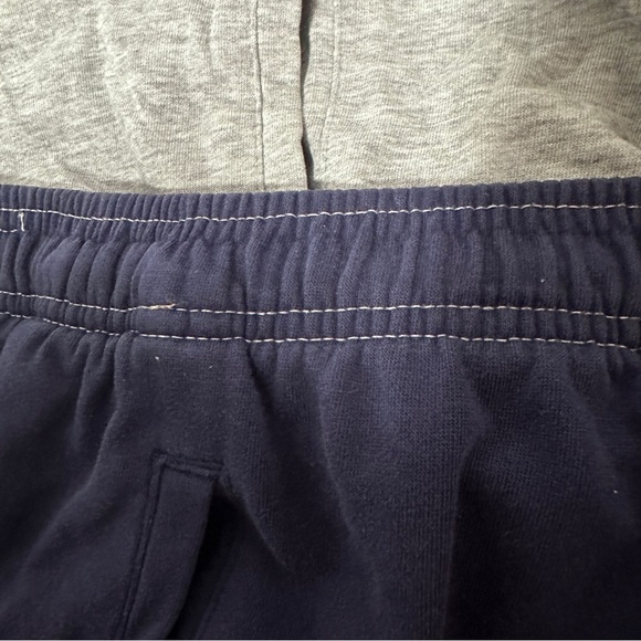 Vintage Umbro Gray Navy Blue Logo Two-Toned Sweat Shorts Youth Size XL 16/18 - Picture 15 of 15